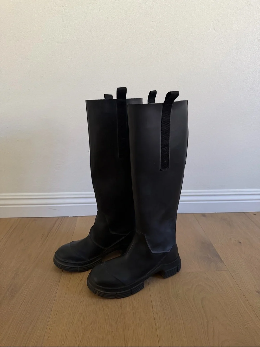 Ganni Tall Rain Boot | Size 39